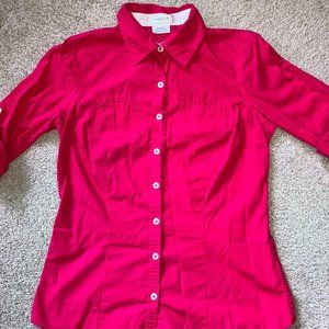 Pink collared shirt